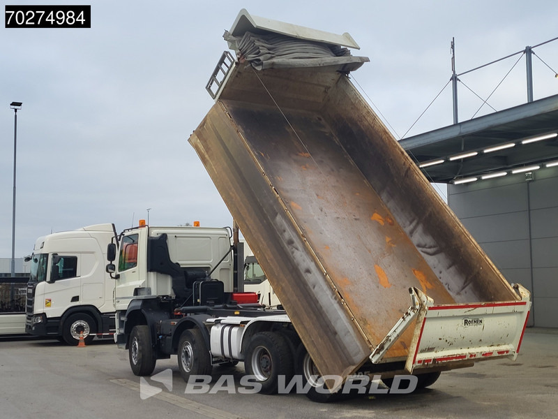 Kipper vrachtwagen DAF CF 480 8X4 14m3 2-way KH Kipper Big-Axle Steelsuspension Euro 6
