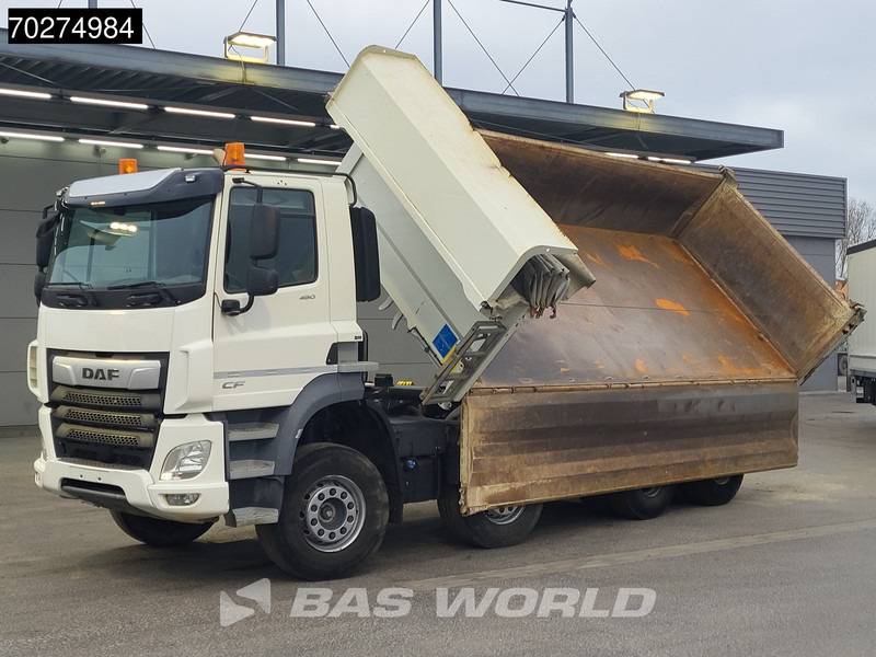 Kipper vrachtwagen DAF CF 480 8X4 14m3 2-way KH Kipper Big-Axle Steelsuspension Euro 6