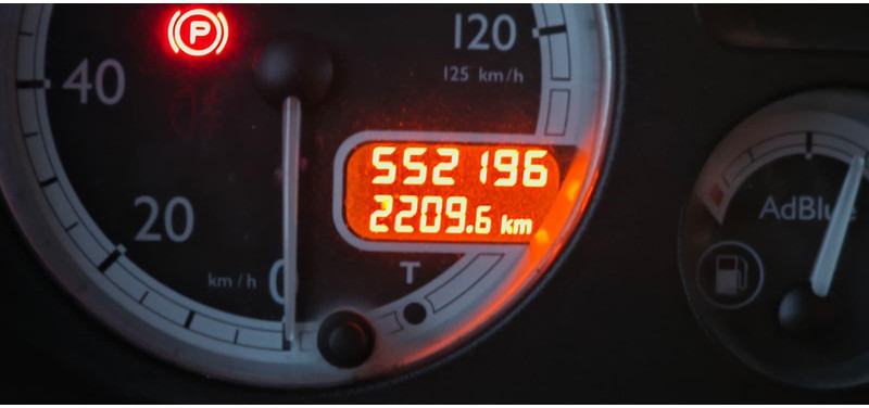 Kipper vrachtwagen DAF CF 85.410 ATLAS 120.2E