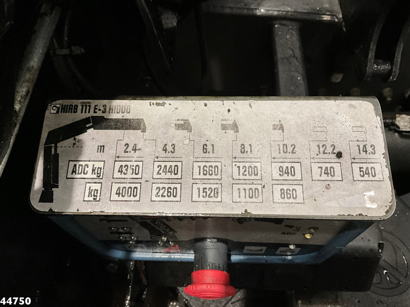 Kipper vrachtwagen DAF FAN LF 220 Euro 6 Hiab 11 Tonmeter laadkraan Just 166.649 Km!