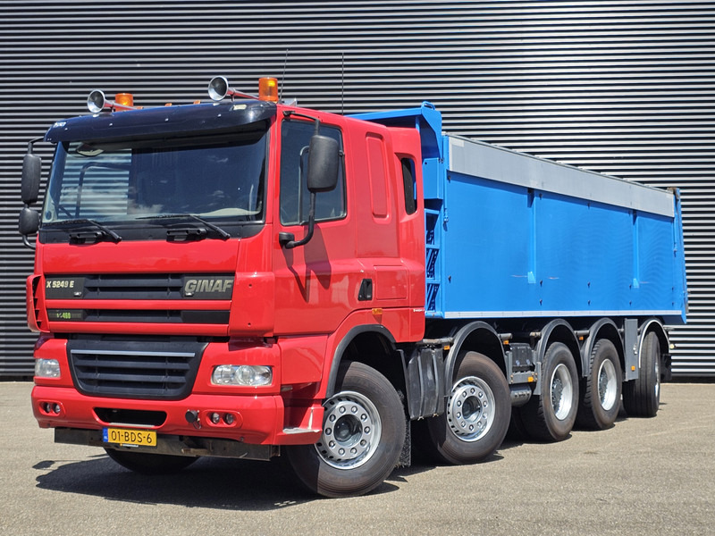 Kipper vrachtwagen DAF GINAF / CF85.410 / MANUAL GEARBOX / 10x4 TIPPER