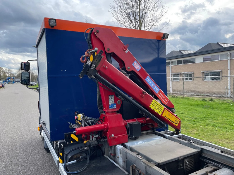 Kipper vrachtwagen DAF LF 45 kipper + crane