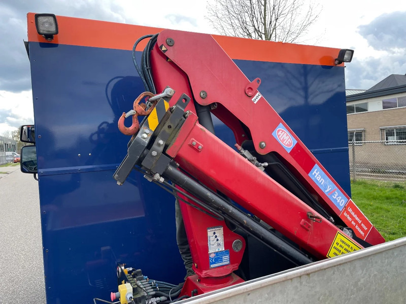 Kipper vrachtwagen DAF LF 45 kipper + crane