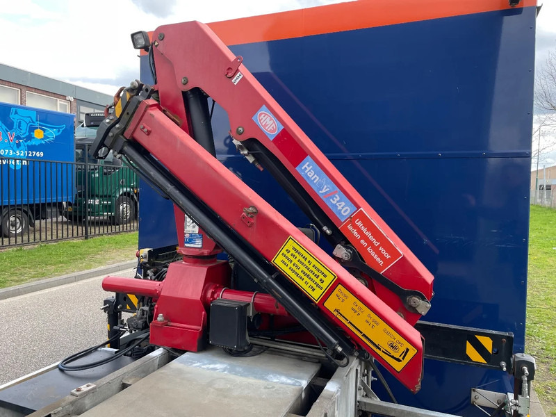 Kipper vrachtwagen DAF LF 45 kipper + crane