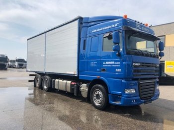 Kipper vrachtwagen DAF XF 105.460 2 Seiten Hackschnitzelkipper