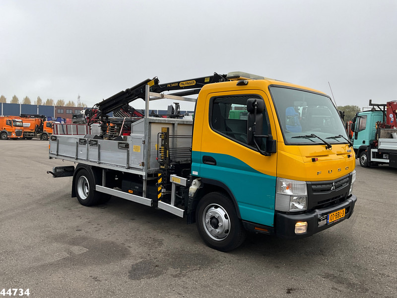 Kipper vrachtwagen FUSO Canter 7C15 Palfinger 3 Tonmeter laadkraan Just 113.114 km!