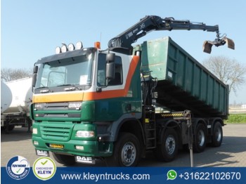 Kipper vrachtwagen Ginaf X4241 S 8X4 hiab 122ds-3 pro