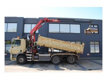 Ginaf X 3232S/380 6X4 + HMF CRANE TIPPER - Kipper vrachtwagen