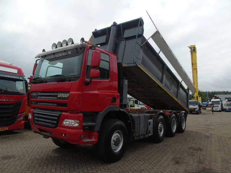 Kipper vrachtwagen Ginaf X 4446 TS + 8x8 + euro 5