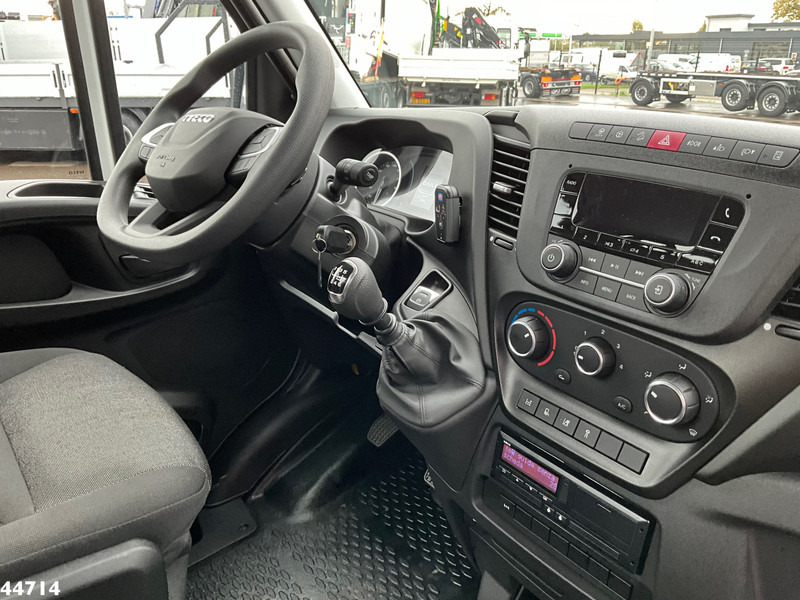 Kipper vrachtwagen Iveco Daily 72C18 HMF laadkraan 3,4 Tonmeter laadkraan + Meiller 3-zijdige kipper New & Unused!!
