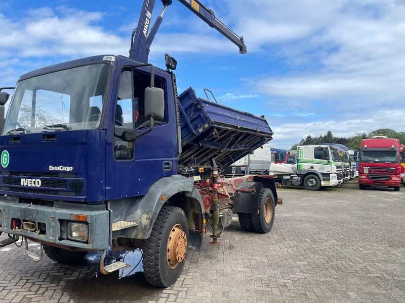 Kipper vrachtwagen Iveco Eurocargo 3 SIDED TIPPER 4X4 EX  TRUCK!!