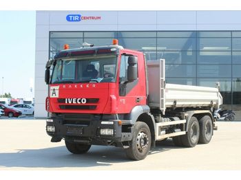 Kipper vrachtwagen Iveco TRAKKER 410, THREESIDED, 6x4