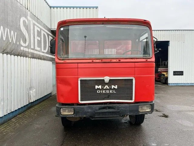 Kipper vrachtwagen MAN 19 280 , Eaton Manual , 3 way tipper , Spring suspension