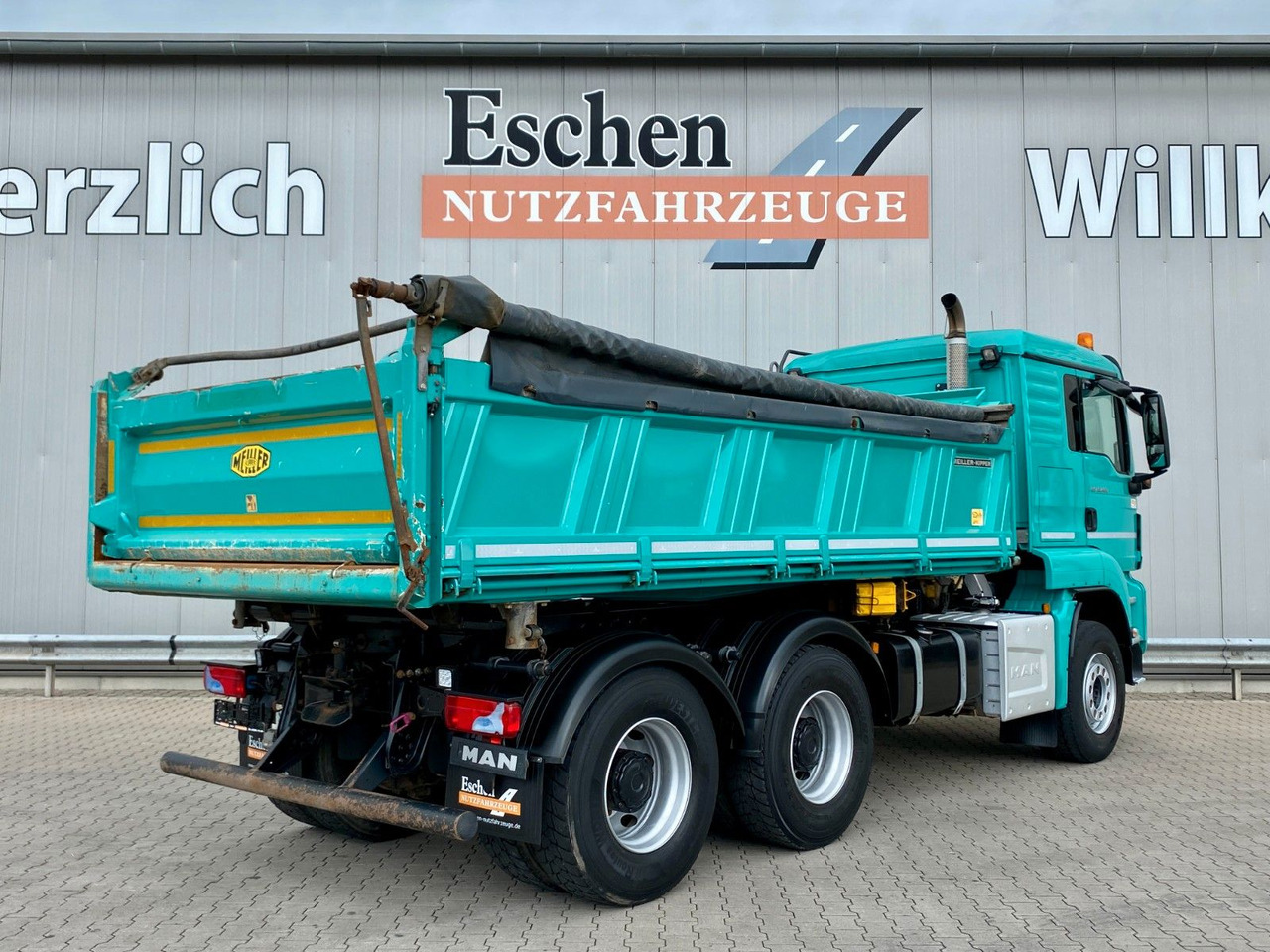 Kipper vrachtwagen MAN 26.460 6x4|MEILLER/Bordmatik*Navi*Kommunalschild