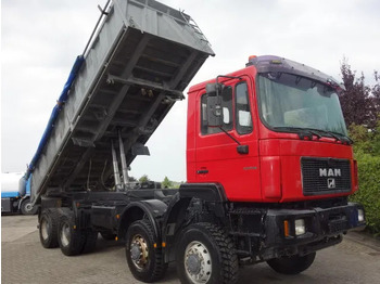 Kipper vrachtwagen MAN 35-403 meiller kipper 8x6