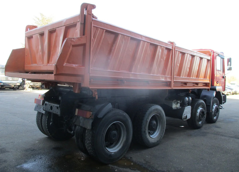 Kipper vrachtwagen MAN 35.414 , 8x4 , ZF Manual , EURO 3 , 3 way tipper , Spring suspension