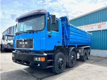 Kipper vrachtwagen MAN 41.464 F2000 8X4 FULL STEEL KIPPER (EURO 2 / ZF16 MANUAL GEARBOX / ZF-INTARDER / FULL STEEL SUSPENSION / REDUCTION AXLES)