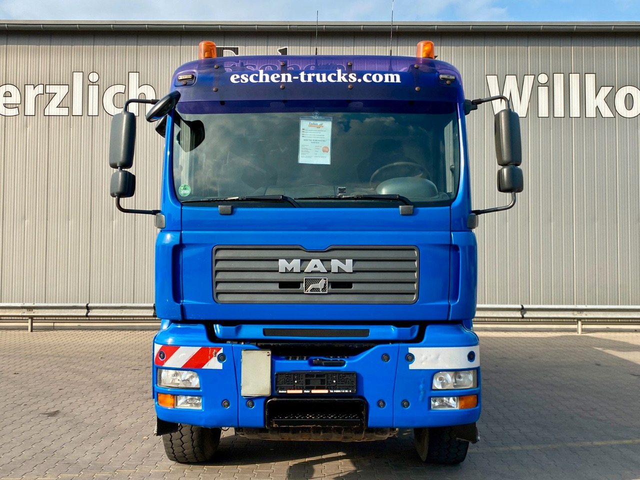 Kipper vrachtwagen MAN TGA 18.360 4x4H BL*HIAB 122 BS-2*Dautel 3-Seiten MAN TGA 18.360 4x4H BL*HIAB 122 BS-2*Dautel 3-Seiten
