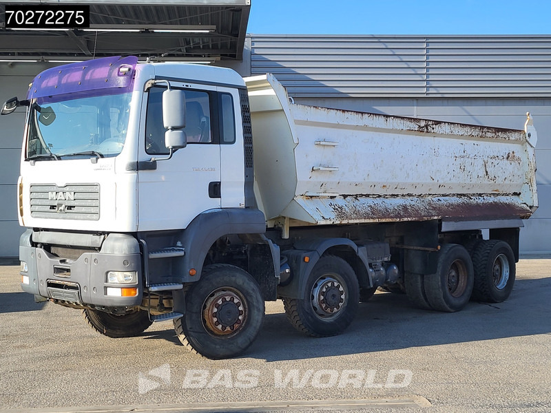 Kipper vrachtwagen MAN TGA 41.430 8X6 23m3 Manual Big-Axle Steel suspension Euro 3