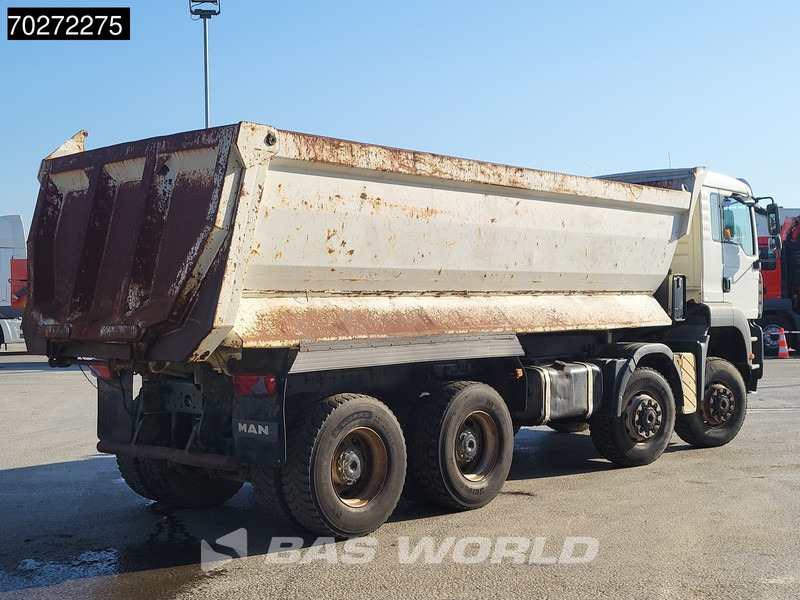 Kipper vrachtwagen MAN TGA 41.430 8X6 23m3 Manual Big-Axle Steel suspension Euro 3