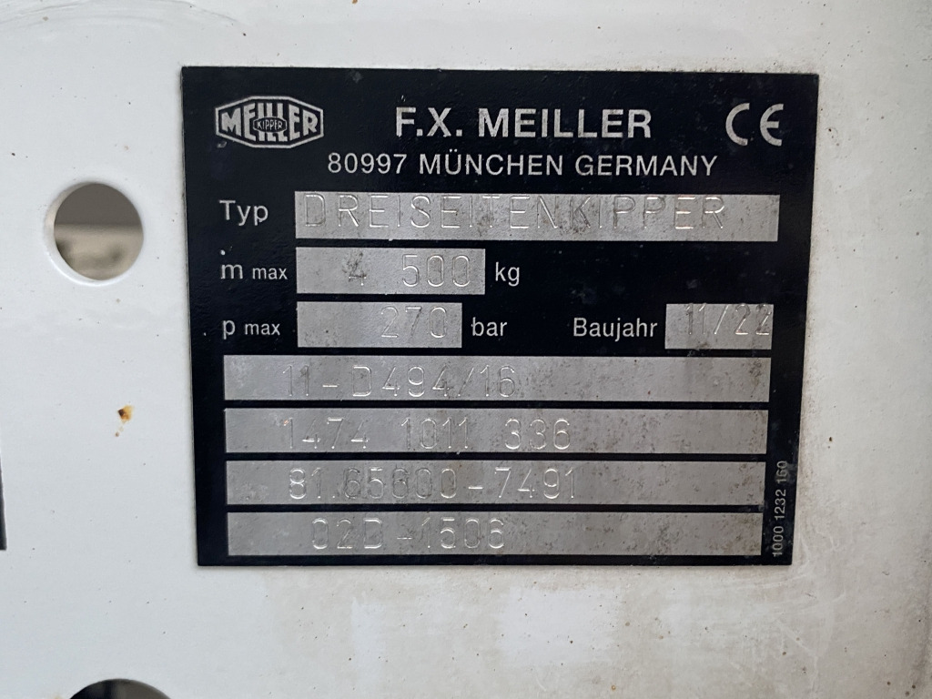 Kipper vrachtwagen MAN TGL 8.220 4x2 BB