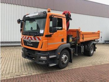 Kipper vrachtwagen MAN TGM 18.320 4x2 BB TGM 18.320 4x2 BB mit Kran Palfinger PK 11.001 SLD 3