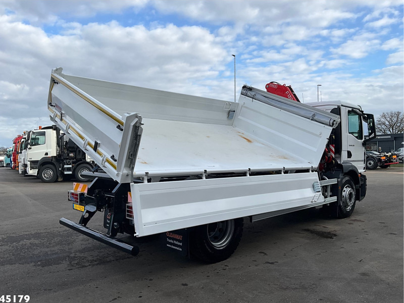 Kipper vrachtwagen MAN TGM 18.320 Euro 6 Fassi 13 Tonmeter laadkraan NEW AND UNUSED!