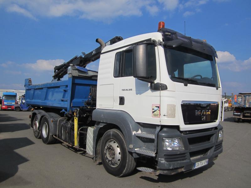 Kipper vrachtwagen MAN TGS 26.320