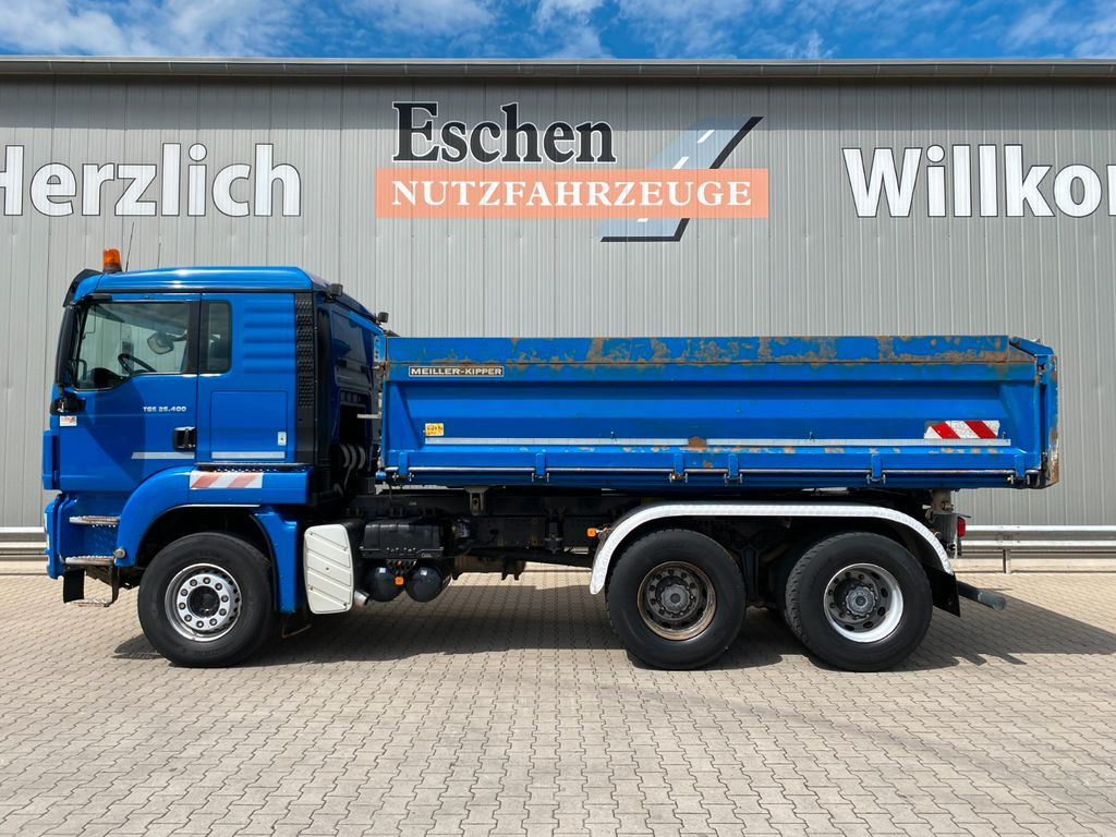 Kipper vrachtwagen MAN TGS 26.400 6x4 | MEILLER*Navi*KIima*Intarder*AHK