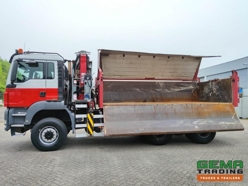 Kipper vrachtwagen MAN TGS 26.400 6x6 4 Daycab Euro4 - HMF1643Z2 - Hyva 2-Zijdige Kipper 5.4m. - REBUILT ENGINE - TOP! (V584)