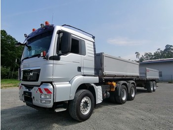 Kipper vrachtwagen MAN TGS 26.480 Dautel Dreiseitenkipper
