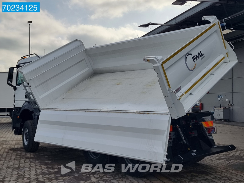 Kipper vrachtwagen MAN TGS 33.480 6X6 12m3 Drei-seiten tipper SteelSuspension Euro 6