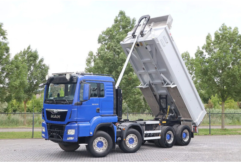 Kipper vrachtwagen MAN TGS 35.500 | FULL STEEL | BIG AXLES | RETARDER | EURO 6