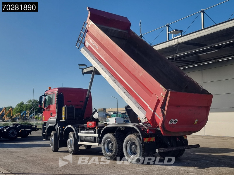 Kipper vrachtwagen MAN TGS 41.480 8X8 8x8 Big-Axle Steelsuspension 20m3 Tipper Euro 6