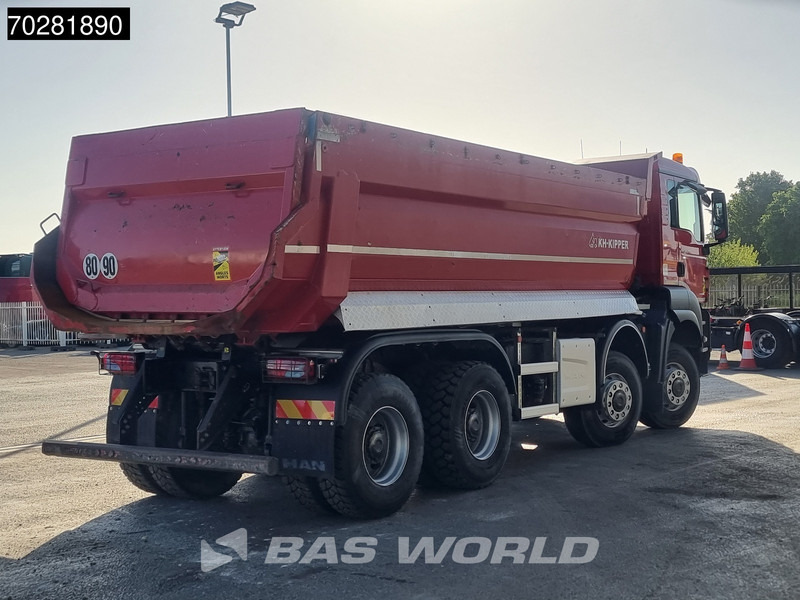 Kipper vrachtwagen MAN TGS 41.480 8X8 8x8 Big-Axle Steelsuspension 20m3 Tipper Euro 6