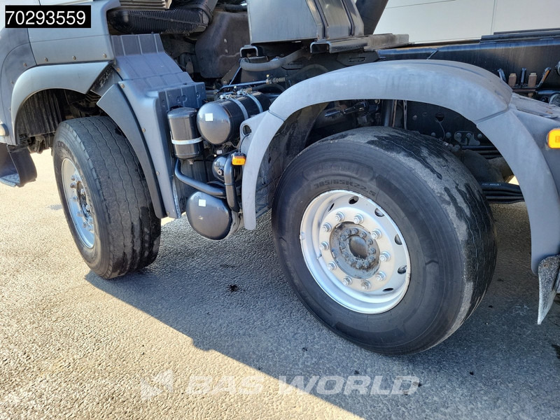 Kipper vrachtwagen MAN TGS 41.510 8X4 19m3 Meiller tipper Steelsuspension Manual Big-Axle Euro 6