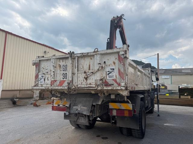 Kipper vrachtwagen Mercedes AXOR 1828 BENNE GRUE FASSI