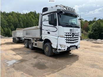 Kipper vrachtwagen Mercedes Arocs