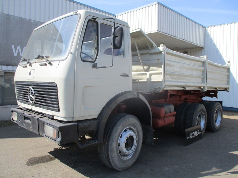 Kipper vrachtwagen Mercedes-Benz 2633, V8 , ZF Manual , 6x4 , 3 Way tipper , Spring suspension