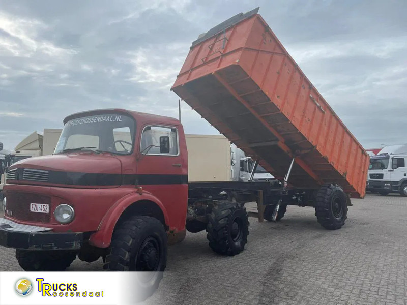 Kipper vrachtwagen Mercedes-Benz 813 + Manual + Kipper + 4x4
