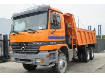 Kipper vrachtwagen Mercedes-Benz ACTROS 3340 AK 6x6 + manual