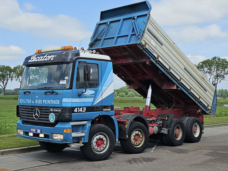 Kipper vrachtwagen Mercedes-Benz ACTROS 4143 8X4 EPS FULL STEEL