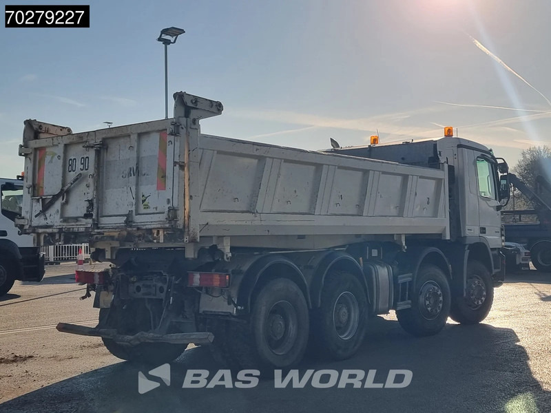 Kipper vrachtwagen Mercedes-Benz Actros 4141 8X4 12m3 Meiller 2-way tipper steelsuspension Euro 4
