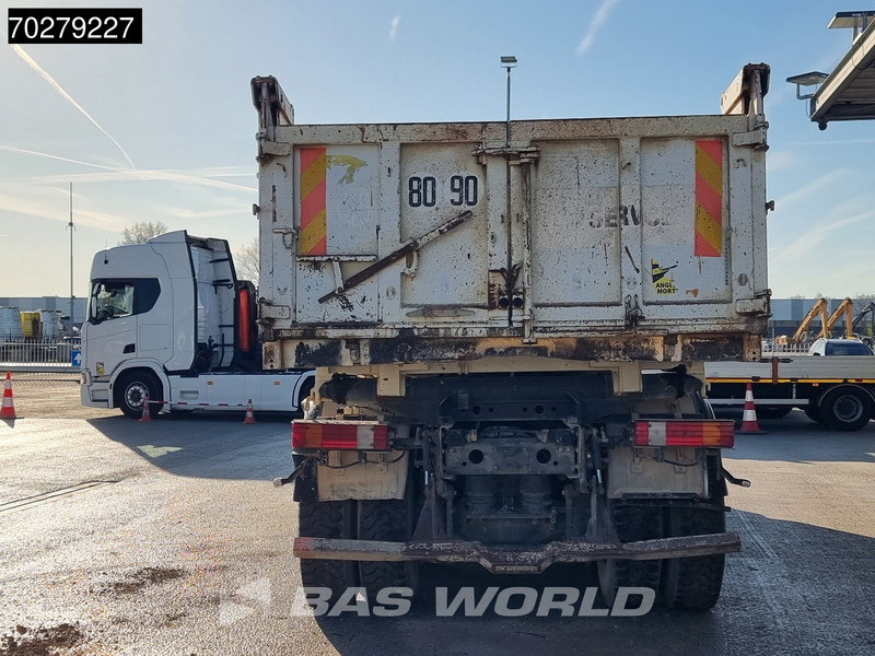 Kipper vrachtwagen Mercedes-Benz Actros 4141 8X4 12m3 Meiller 2-way tipper steelsuspension Euro 4