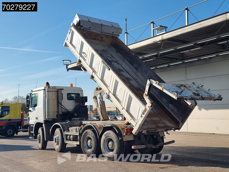 Kipper vrachtwagen Mercedes-Benz Actros 4141 8X4 12m3 Meiller 2-way tipper steelsuspension Euro 4