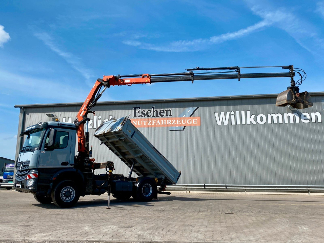 Kipper vrachtwagen Mercedes-Benz Arocs 1843 HAD 4x4 | Atlas 116.3-A3*5+6.Kreis