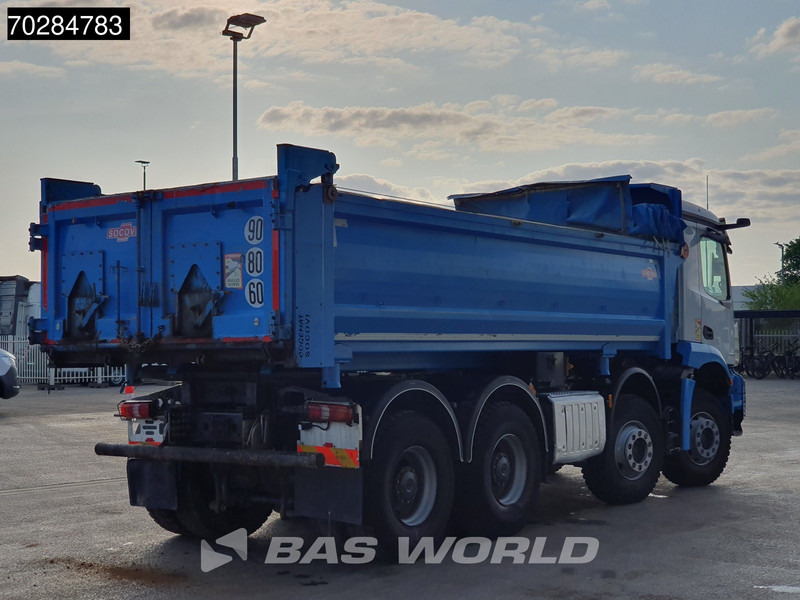 Kipper vrachtwagen Mercedes-Benz Arocs 3243 8X4 14m3 2-side tipper Big-Axle Steelsuspension Navi Euro 6