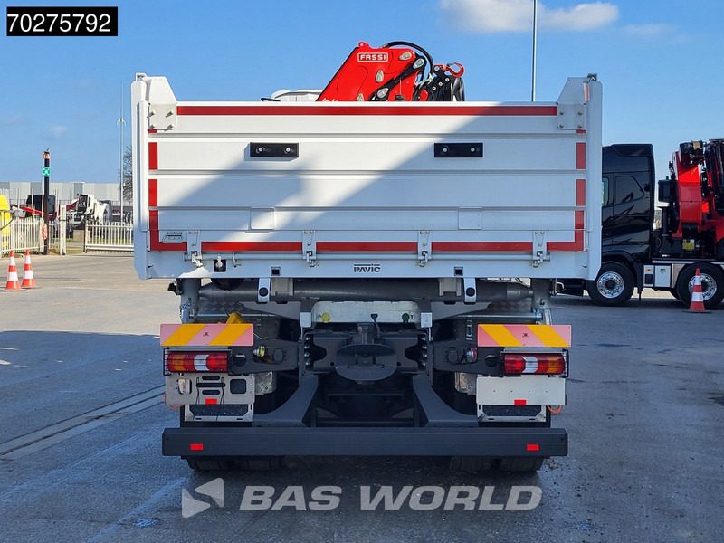 Kipper vrachtwagen Mercedes-Benz Arocs 3348 6X4 Fasi F195A.2.24 Kran 3 sided tipper 9m3 Big-Axle Navi Euro 6