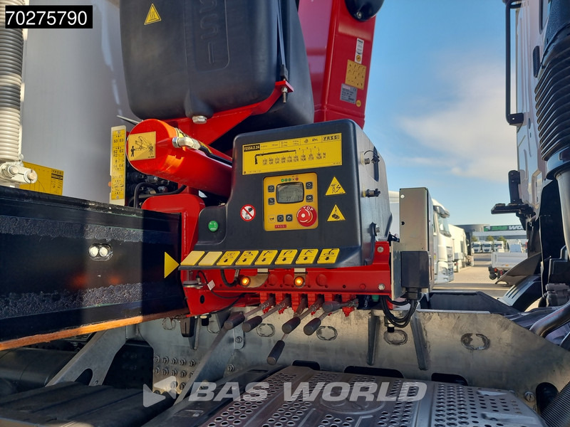 Kipper vrachtwagen Mercedes-Benz Arocs 3348 6X6 Full Steel Retarder Fassi 25T/M Crane Kran Euro 6