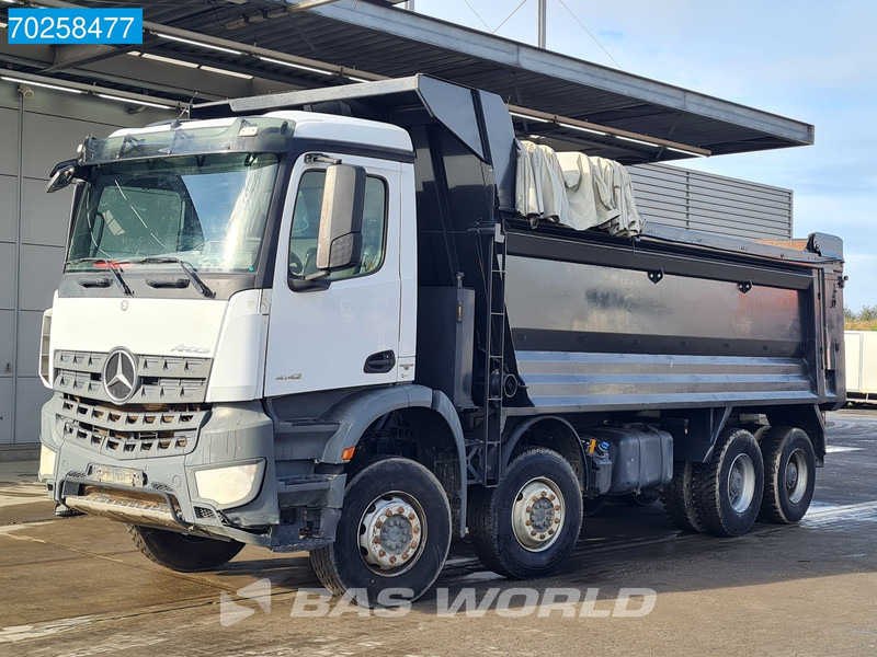 Kipper vrachtwagen Mercedes-Benz Arocs 4142 8X4 24m3 Tipper Big-Axle Steelsuspension Euro 6